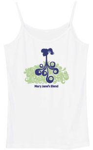 mary jane's blend spaghetti strap tank